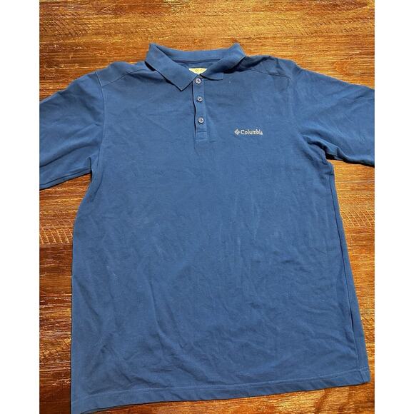 Blue Columbia Polo Size M - Picture 1 of 4